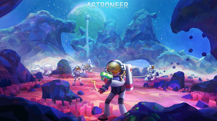 ساخت و ساز، اصلیترین هدف و تمرکز بازی Astroneer است که شباهت آن به ماینکرفت را تایید میکند