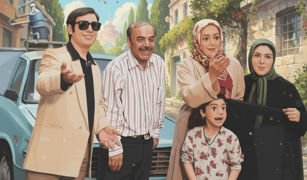 اگر سریال ایرانی خانه به دوش انیمه‌ای بود چه شکلی می‌شد؟