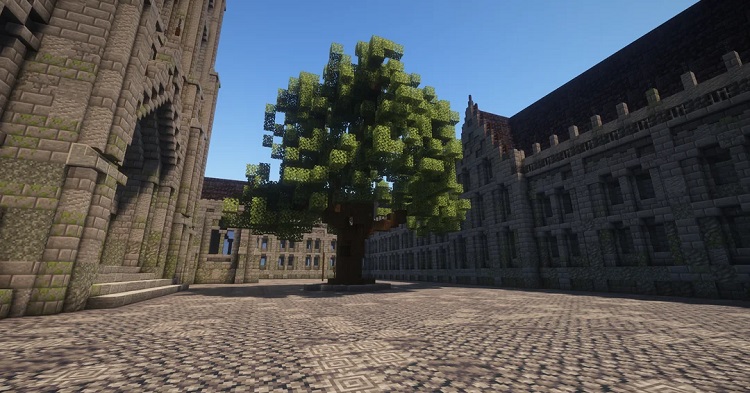 شیدرهای ماینکرفت این درخت را به مراتب زیباتر کردهاند