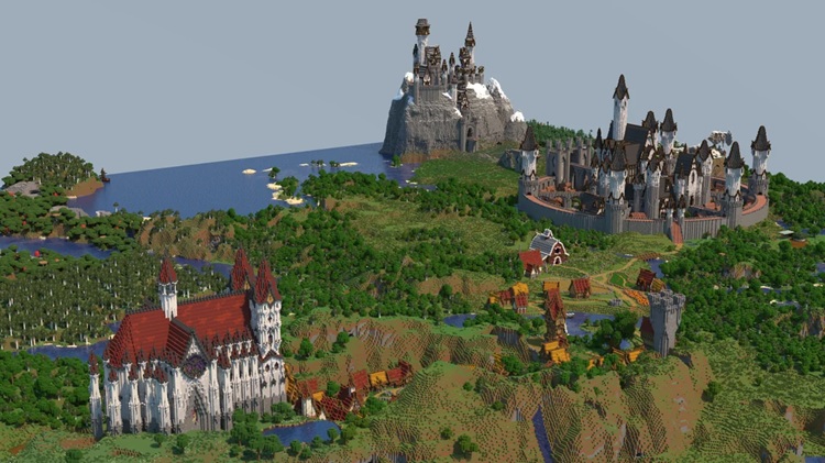 تصور کنید که 36 ماه صرف ساخت این دنیای زیبا در ماینکرفت شده‌است! 