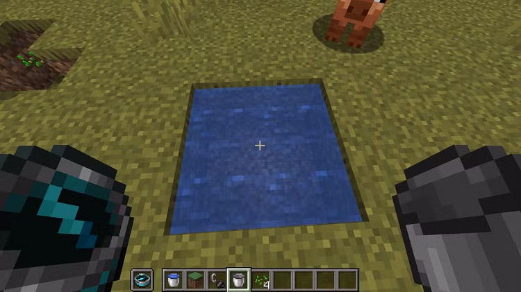 اینکه همیشه و هر زمانی به آب دسترسی باشید، برای بقا در ماینکرفت امری ضروری است