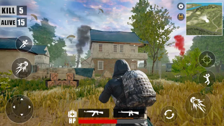 بازی بقا Battlegrounds Free fire Survival Battleground