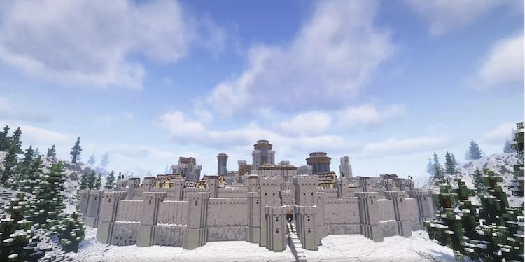 ساخت قلعه وینترفل در ماینکرفت