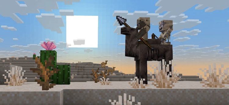 اسکلت پارچد و کمل هاسک در بهروزرسانی جدید ماینکرفت اضافه خواهند شد.