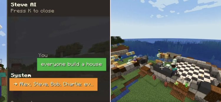 ماد Steve AI چندین ایجنت به بازی ماینکرفت اضافه می‌کند که می‌توانند با شما بازی کنند.