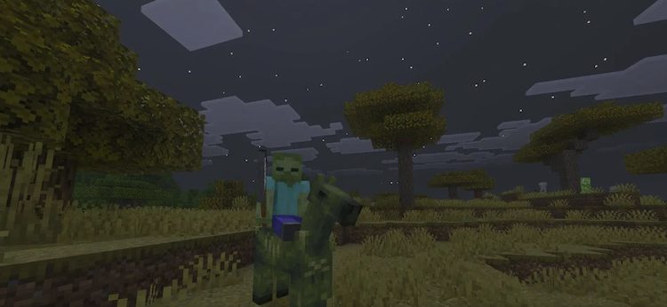 اسب زامبی در بازی ماینکرفت معایبی هم دارد.