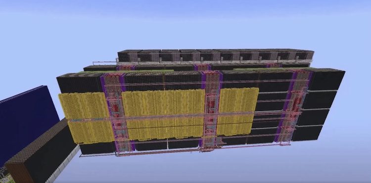 یکی از بازیکنان ماینکرفت در بازی یک مدل LLM ساخته است.