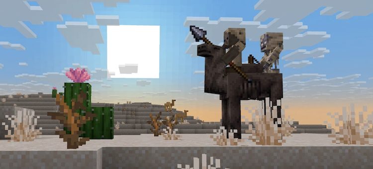 Mounts of Mayhem یک بهروزرسانی عالی برای بازی سندباکس ماینکرفت خواهد بود.