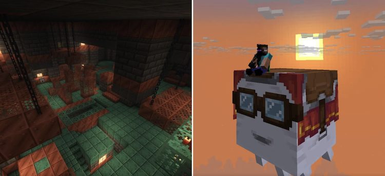 گیم دراپها ویژگیهای جدید را بیشتر از بهروزرسانیهای بزرگ به ماینکرفت ارائه میدهد.