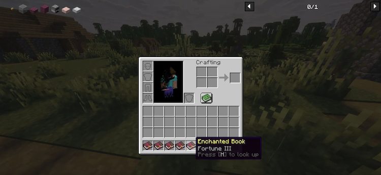 انچنتمنت فورچن به شما در بازی ماینکرفت امکان می‌دهد منابع بیشتری را از یک بلوک استخراج کنید.