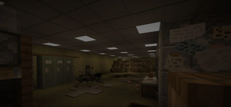 این ماد، اتاق‌های پشتی نمادین ماینکرفت را بازسازی می‌کند.