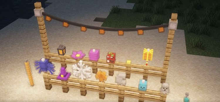 تک تک بلوک‌های نوری به کمک این ماد در بازی ماینکرفت ارائه داده می‌شود.