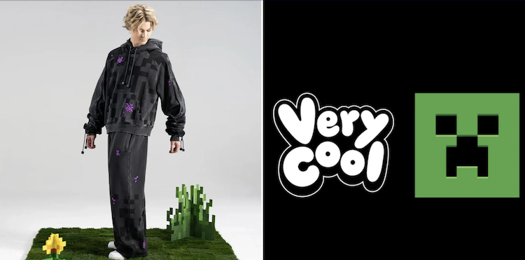 همکاری Very Cool با ماینکرفت برای تولید لباس و آیتم‌های جانبی جدید
