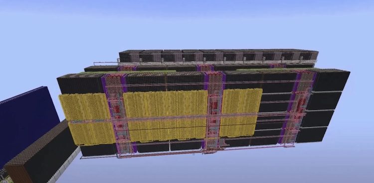 یکی از بازیکنان ماینکرفت یک مدل LLM در بازی ساخته است.