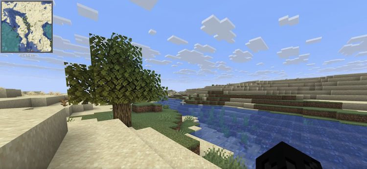 برای تغییر صفحه دیباگ، وارد یکی از دنیاهای ماینکرفت شوید.