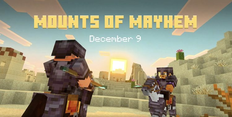 گیم دراپ Mounts of Mayhem برای ماینکرفت به زودی منتشر خواهد شد.