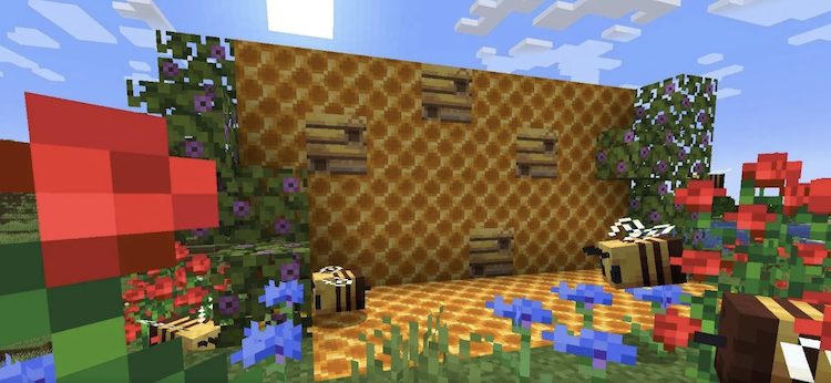 سخت‌ترین بخش وکس زدن در ماینکرفت پیدا کردن یک لانه زنبور پر از زنبور است.