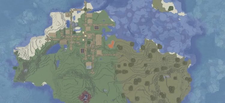 یکی از بازیکنان ماینکرفت بهترین جزیره بقا برای اسپیدرانرها را پیدا کرده است.