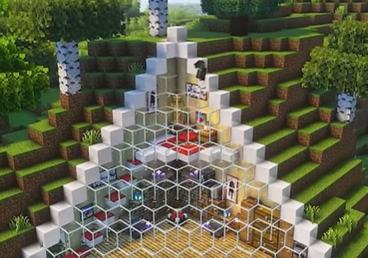 این خانه ماینکرفت میتواند حسابی توجهها را سمت شما جلب کند