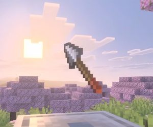 آموزش ساخت نیزه در ماینکرفت