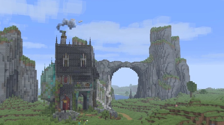 شما میتوانید در این دنیای ماینکرفت داستانهای فانتزی روایت کنید!