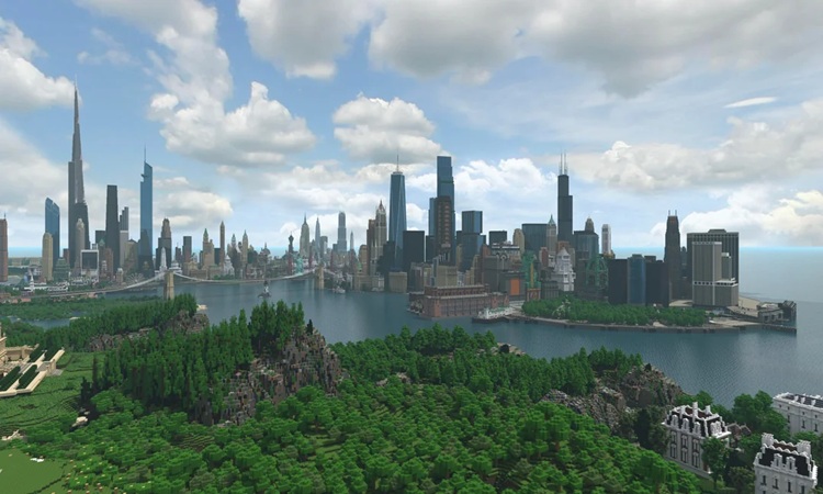 این شهر ماینکرفت همه چیز دارد