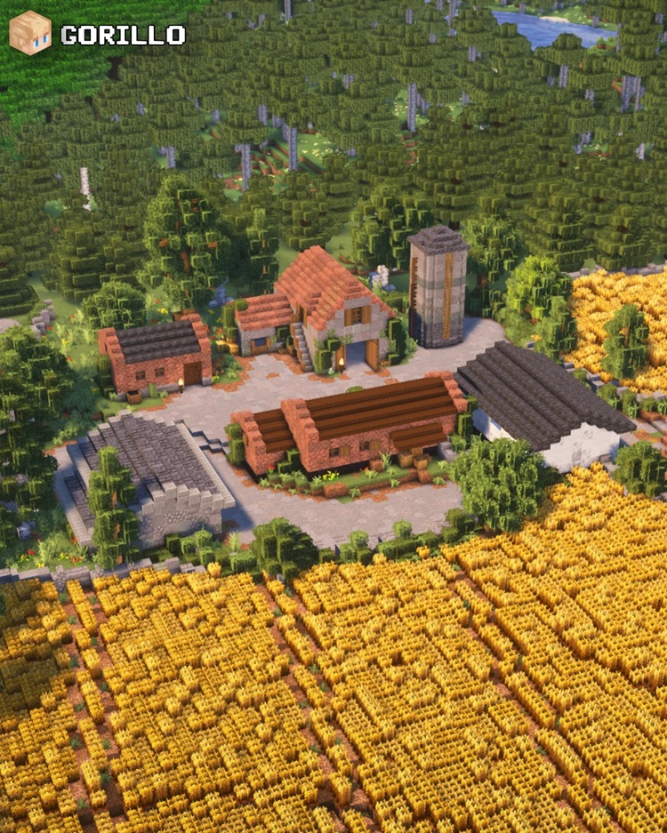 در این روستای ماینکرفت همه چیز در جای خود قرار دارد!