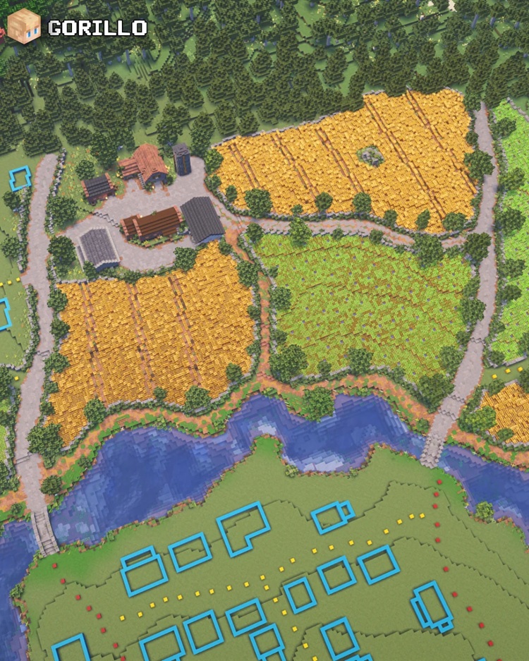 نقشه این سازه ماینکرفت بینظیر است!