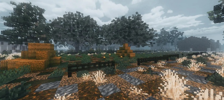 سازنده سعی کرده تا با الهام از پیل گاردن در ماینکرفت سازه خود را بسازد