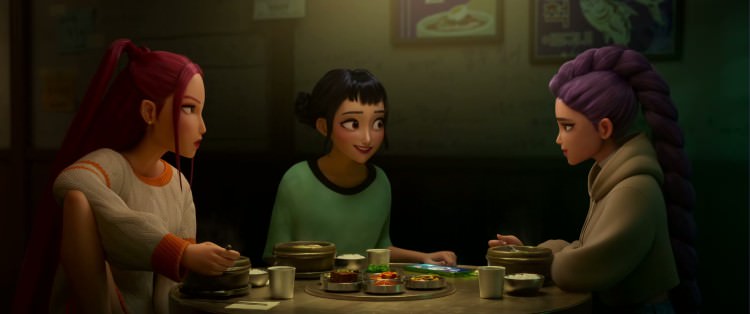 غذاهای انیمیشن KPop Demon Hunters