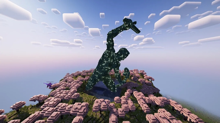 این مجسمه ماینکرفت سعی کرده تا یک درگیری را به تصویر بکشد!