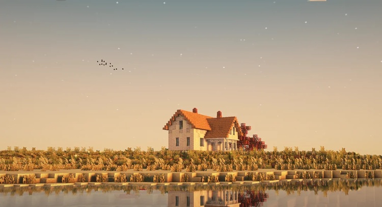 این خانه ماینکرفت به اندازه یک تابلوی نقاشی زیباست!