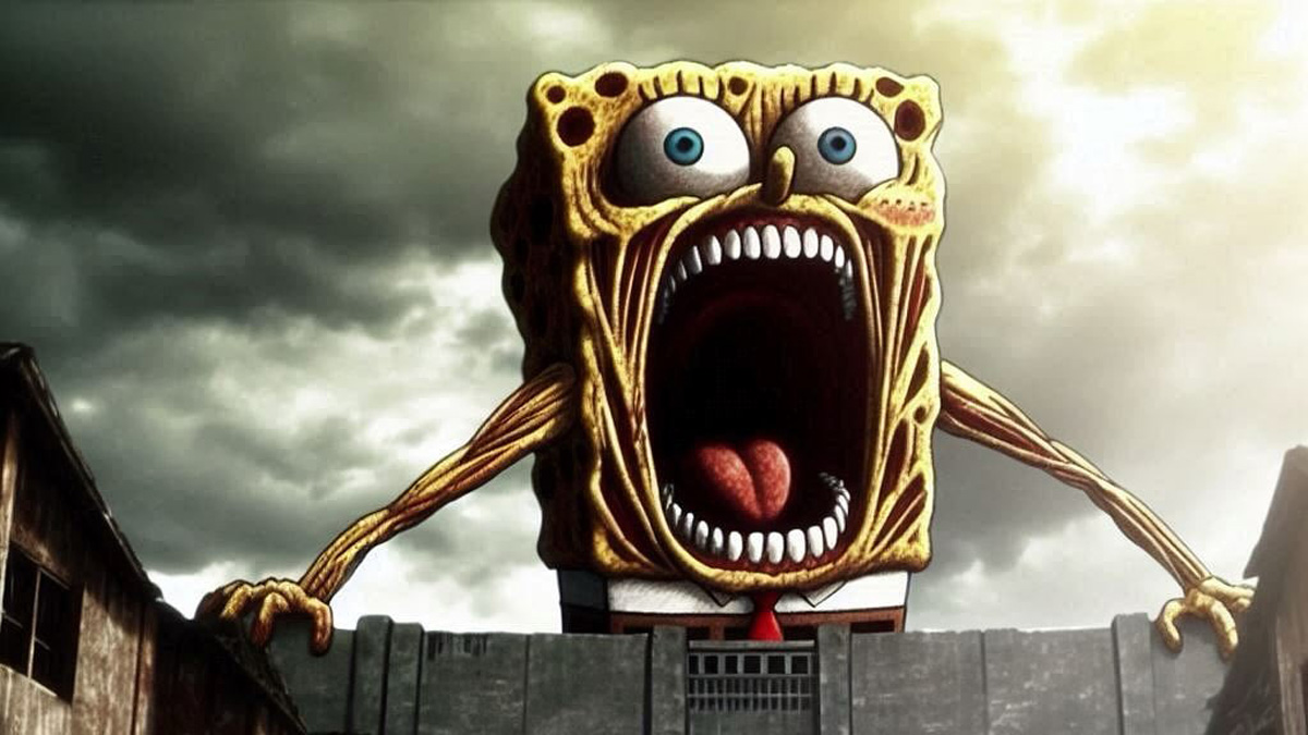 باب اسفنجی در اتک آن تایتان