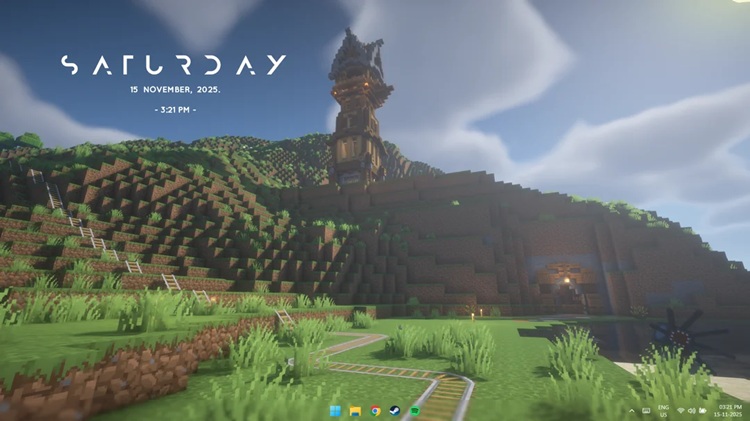 آیا شما تصاویر ماینکرفت را پس‌زمینه خود گذاشته‌اید؟