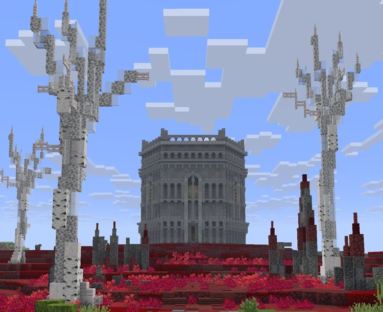 این سازه ماینکرفت شما را به دنیاهای فانتزی بازی‌های مختلف خواهد برد!