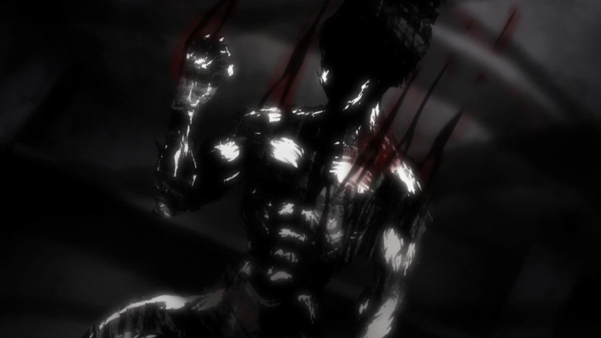 لحظه آزاد شدن خشم گون در انیمه hunter x hunter