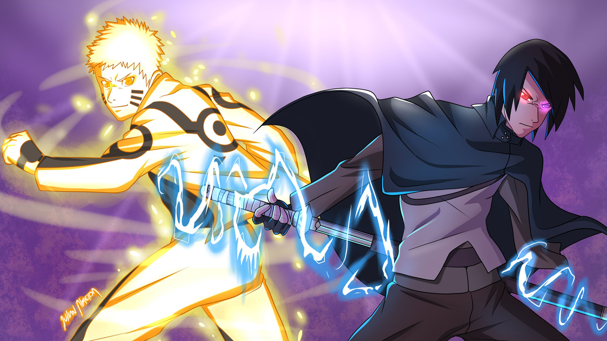 مبارزه ناروتو و ساسکه با موموشیکی در انیمه Boruto (بوروتو)