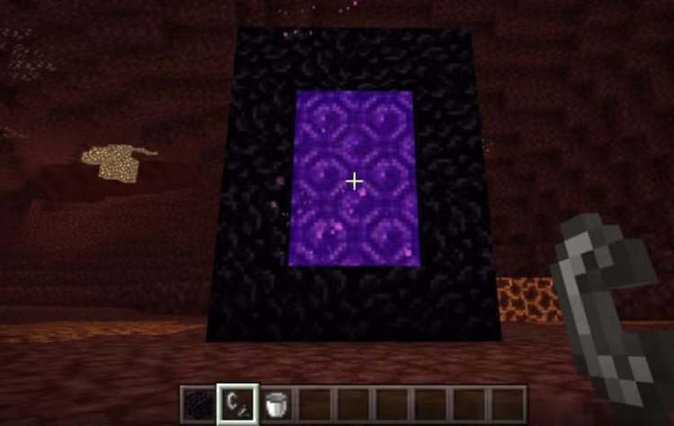 پورتال ندر در بازی ماینکرفت