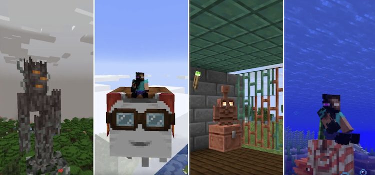 موجانگ مرتباً بازی ماینکرفت را بهروزرسانی میکند.