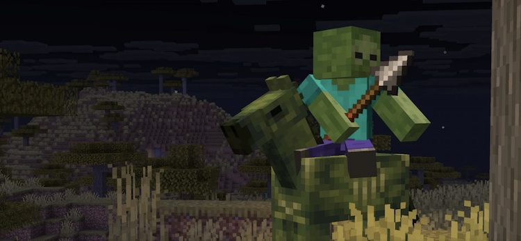 اسب زامبی در این بازی به طور طبیعی در حالت بقا اسپاون میشود.