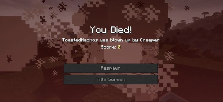 بازیکنان باید بتوانند ناحیه آسیب انفجار کریپر را مدیریت کنند.