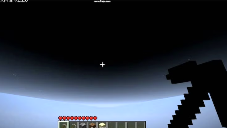 در حالت کریتیو ماینکرفت احتمال کمی دارد که بمیرید.