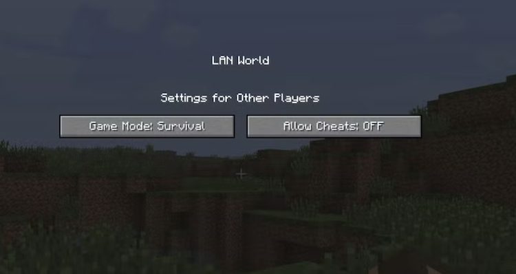 به عنوان سازنده دنیای ماینکرفت می‌توانید چیت‌ها را فعال کنید.