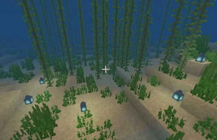 برای ساخت خانه زیر آب در ماینکرفت اگر به خشکی نزدیک باشید، کارتان آسان می‌شود.