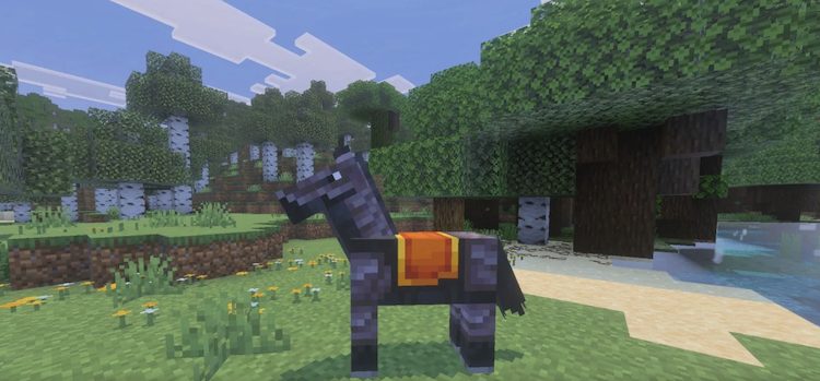 برای اولین بار یک زره اسب ندرایت در بازی ماینکرفت بسازید.