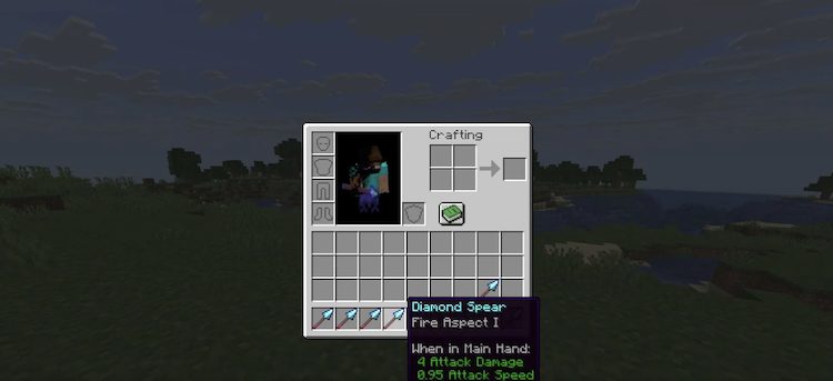 فایر اسپکت یک انچنتمنت مناسب در بازی ماینکرفت است.