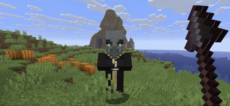 پنج تا از مابها را با نیزه از بین ببرید تا بخش اول چالشهای Mounts of Mayhem در ماینکرفت را تکمیل کنید.