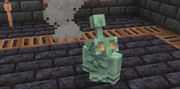 کاپر گالم در بازی ماینکرفت برای سیستم ذخیره سازی شما عالی است.