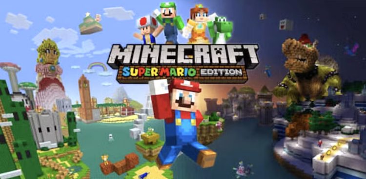 اسکین پک سوپر ماریو در بازی ماینکرافت