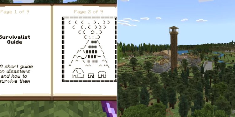 ویلیجرها نقش مهمی در نقشه Disaster Defence برای ماینکرفت دارند.